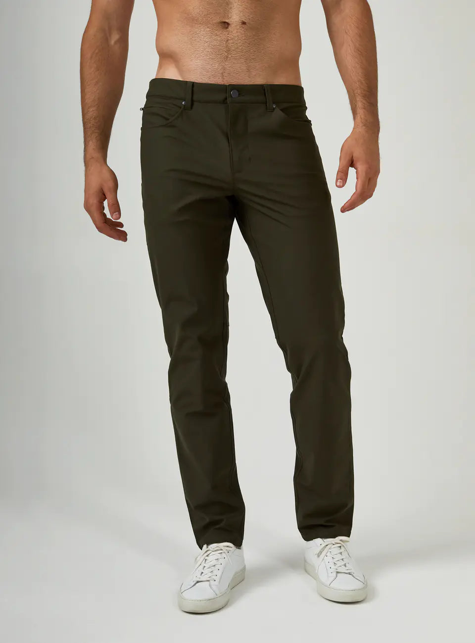 Infinity 7-Pocket Pant-Dark Khaki - 7 D