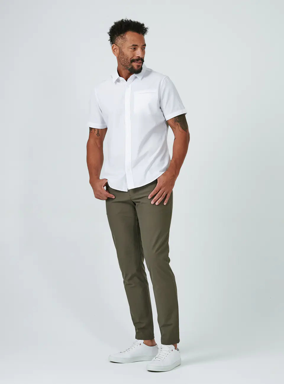 Infinity 7-Pocket Pant-Olive - 7 Diamonds