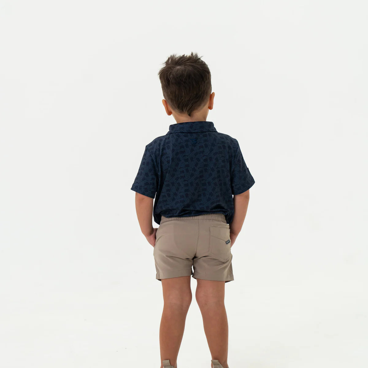 Youth Perf. Polo - Stars and Stripes - Navy