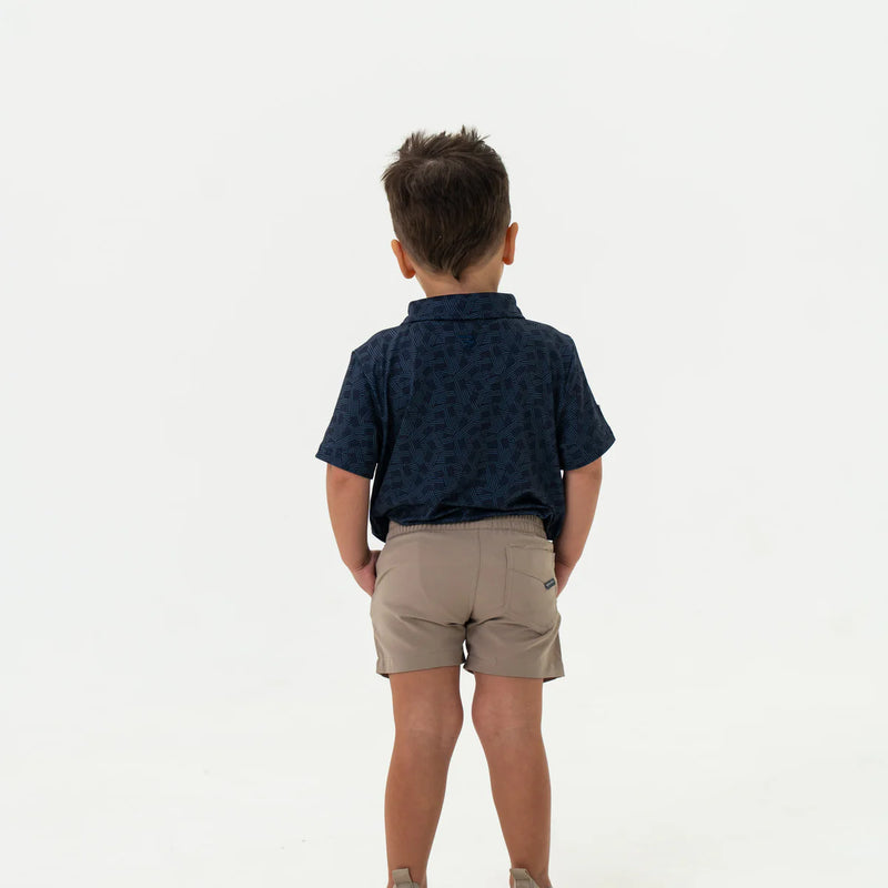 Youth Perf. Polo - Stars and Stripes - Navy