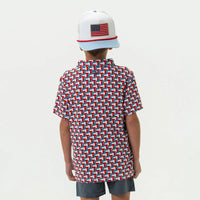 Youth Perf. Polo - Texas Flag