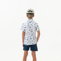 Youth Perf. Button Up - Lake Weekend