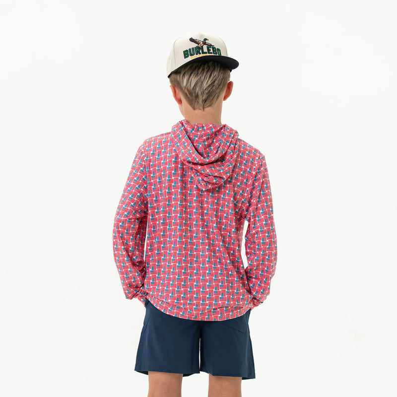 Youth Perf. Hoodie - American Flag