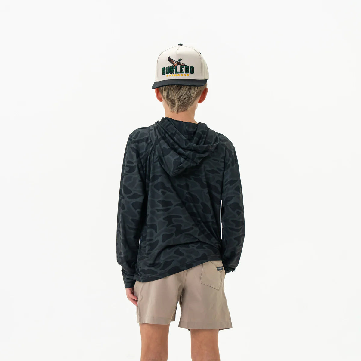 Youth Perf. Hoodie - Black Camo