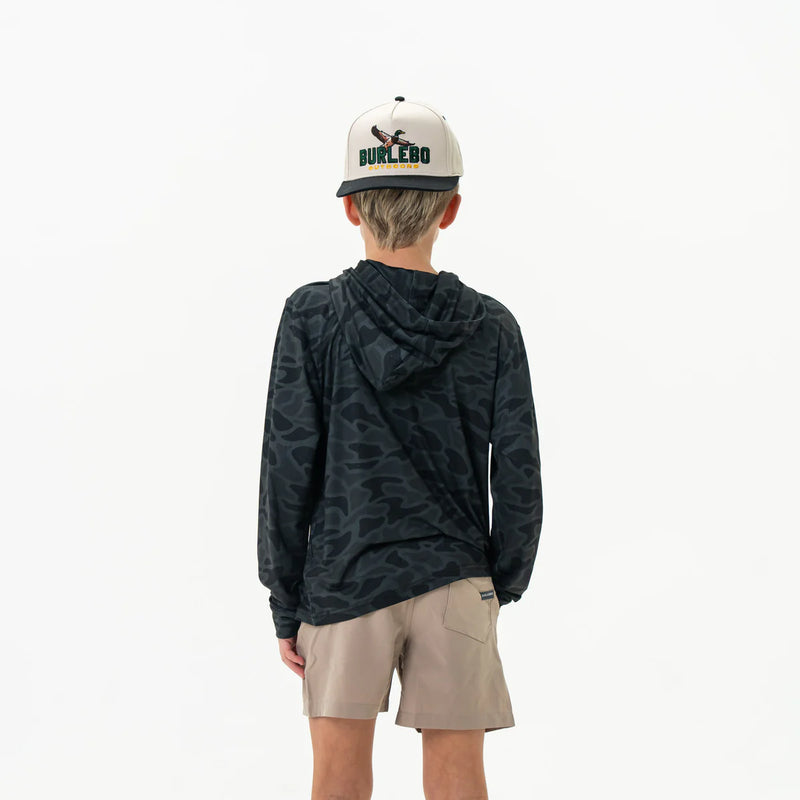 Youth Perf. Hoodie - Black Camo