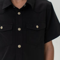 Youth Perf. Western Shirt - Black