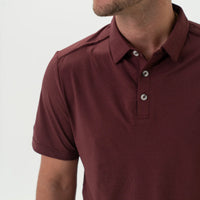 Performance Polo - Heather Maroon