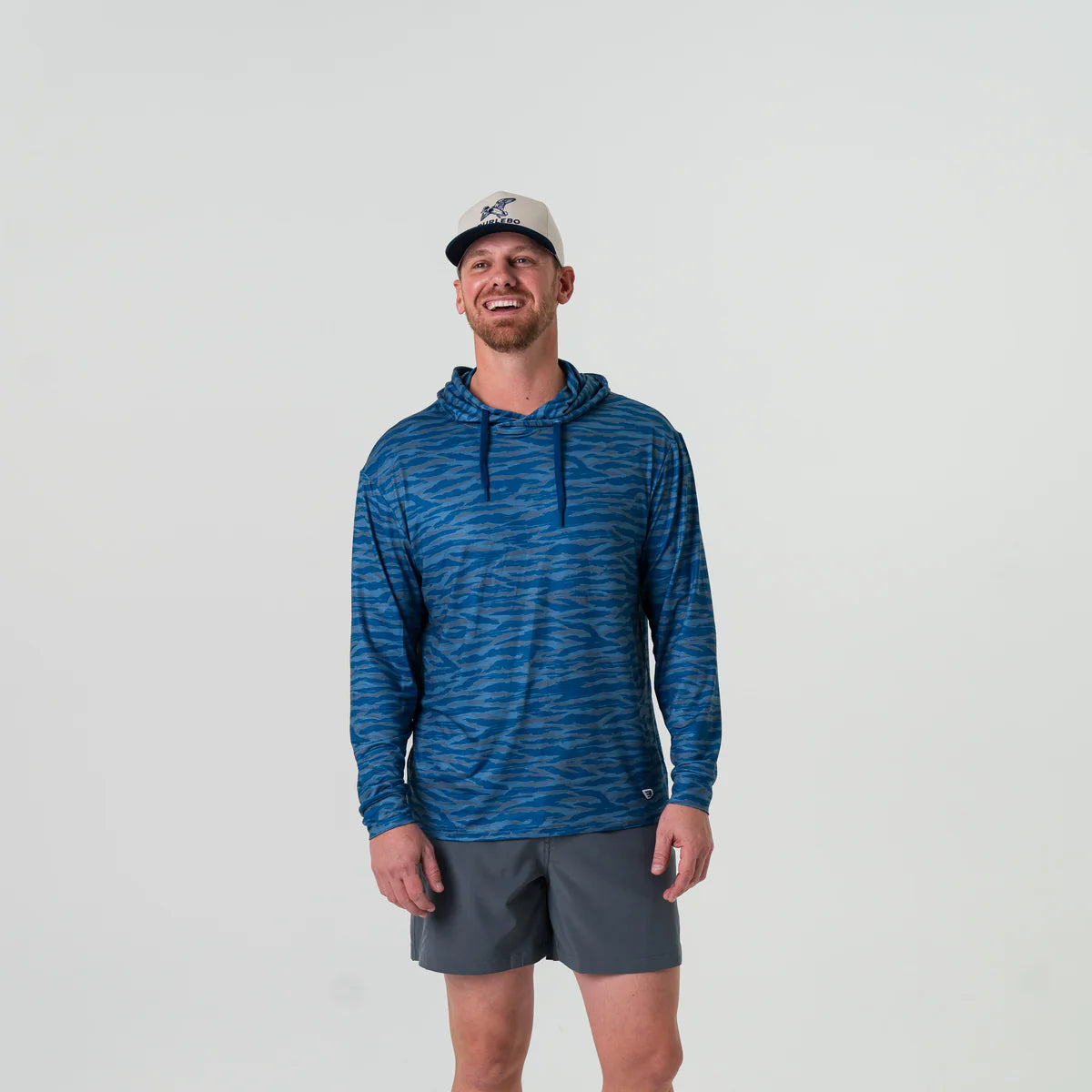 Performance Hoodie - Navy Tiger Stripe Camo