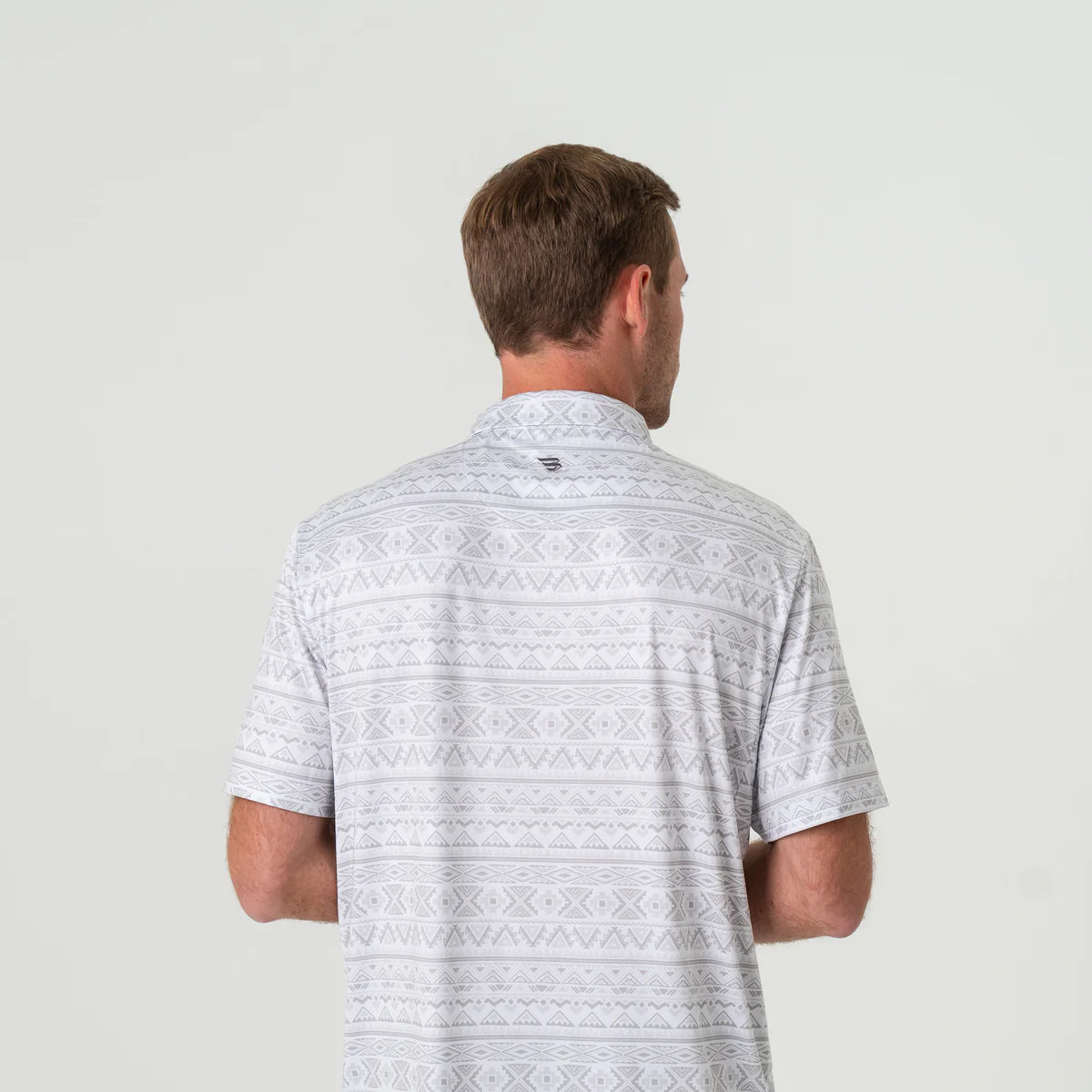 Perf. Polo - Grey Aztec