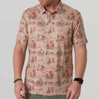 Perf. Polo - Cowboy Up Khaki