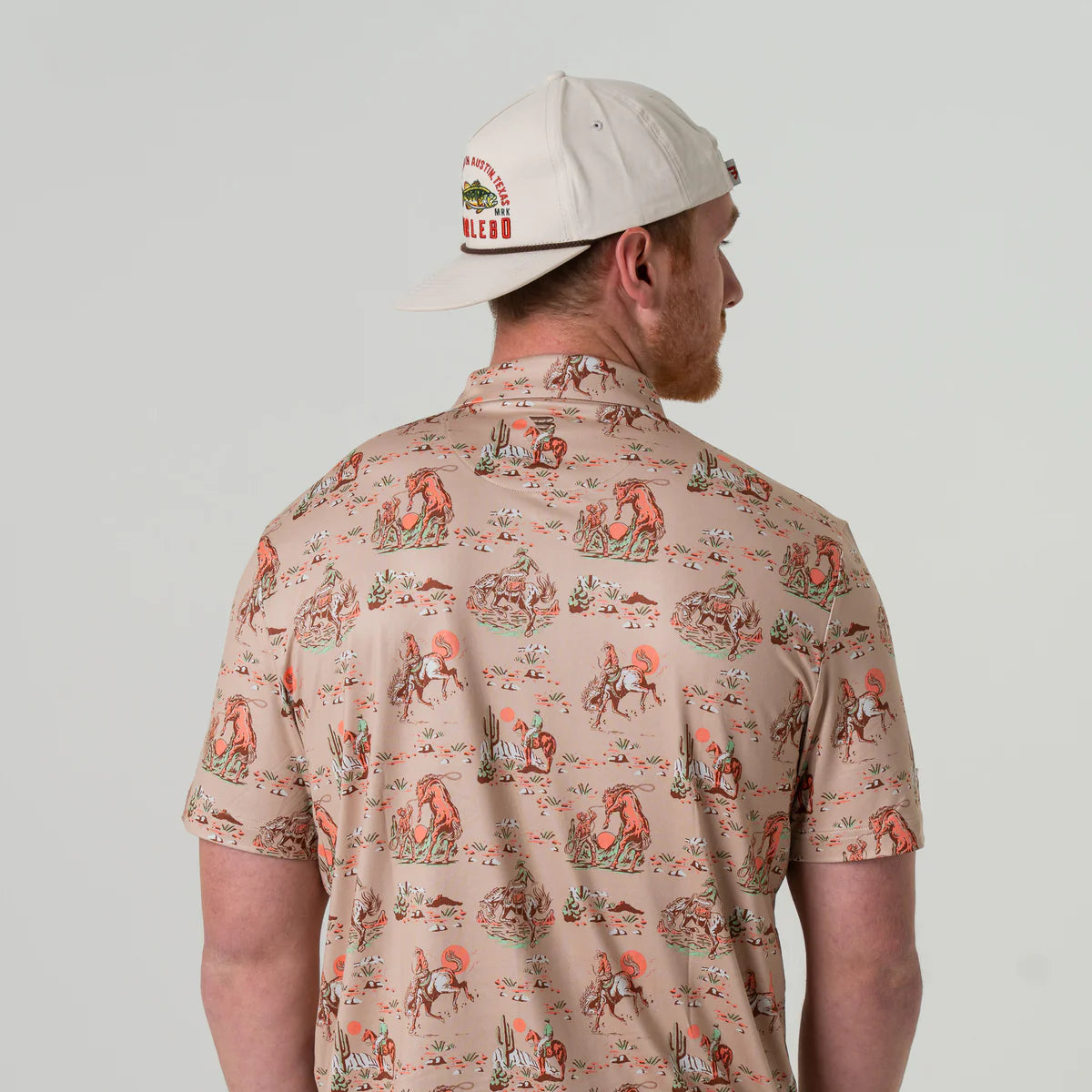 Perf. Polo - Cowboy Up Khaki
