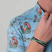 Perf. Polo - Cowboy Up Blue