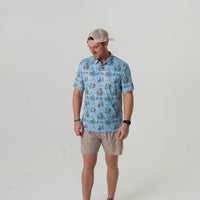 Perf. Polo - Cowboy Up Blue