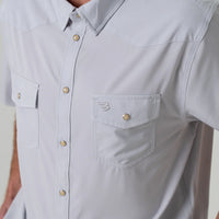 Performance Western Shirt - Light Grey