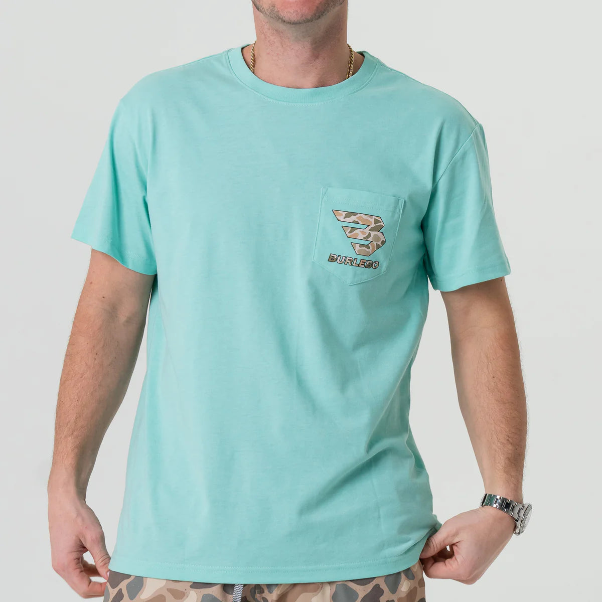 Short Sleeve - Mallard Camo Dog - Island Reef