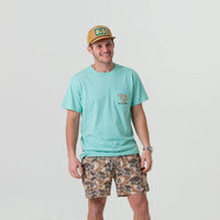 Short Sleeve - Mallard Camo Dog - Island Reef