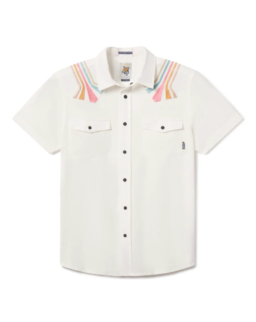 Retro Rays - Front Snap Button Up