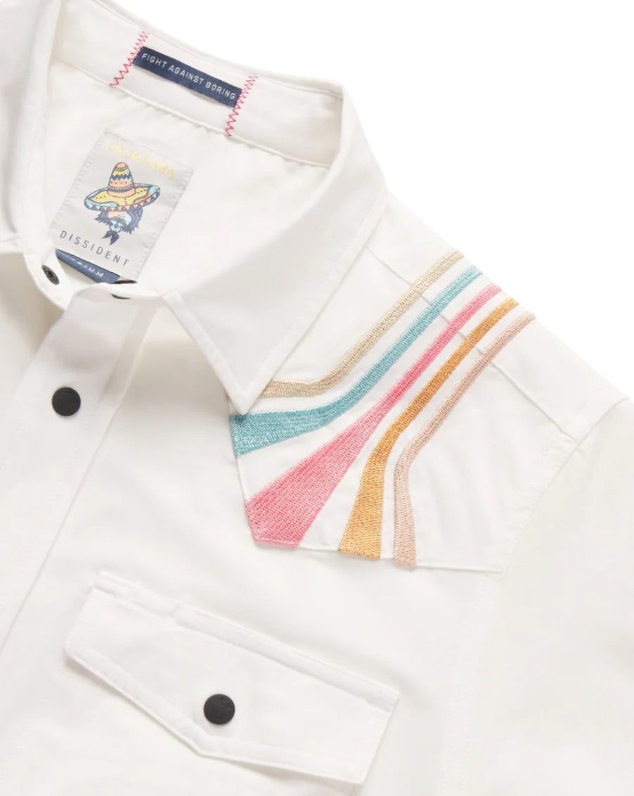 Retro Rays - Front Snap Button Up