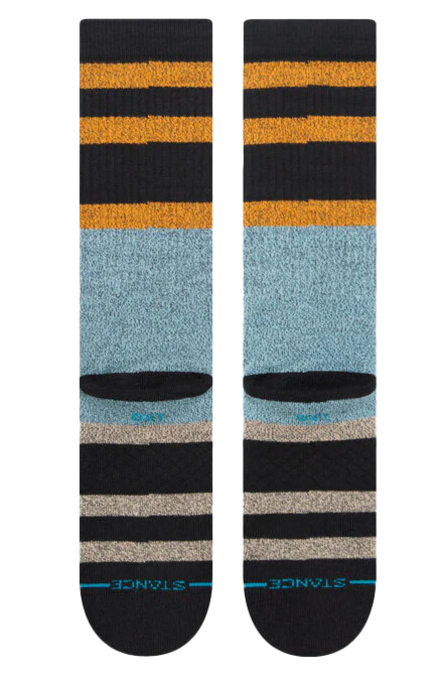 STANCE Staggered Socks Washed Black