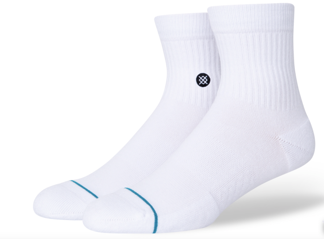 STANCE Cotton Quarter Socks White