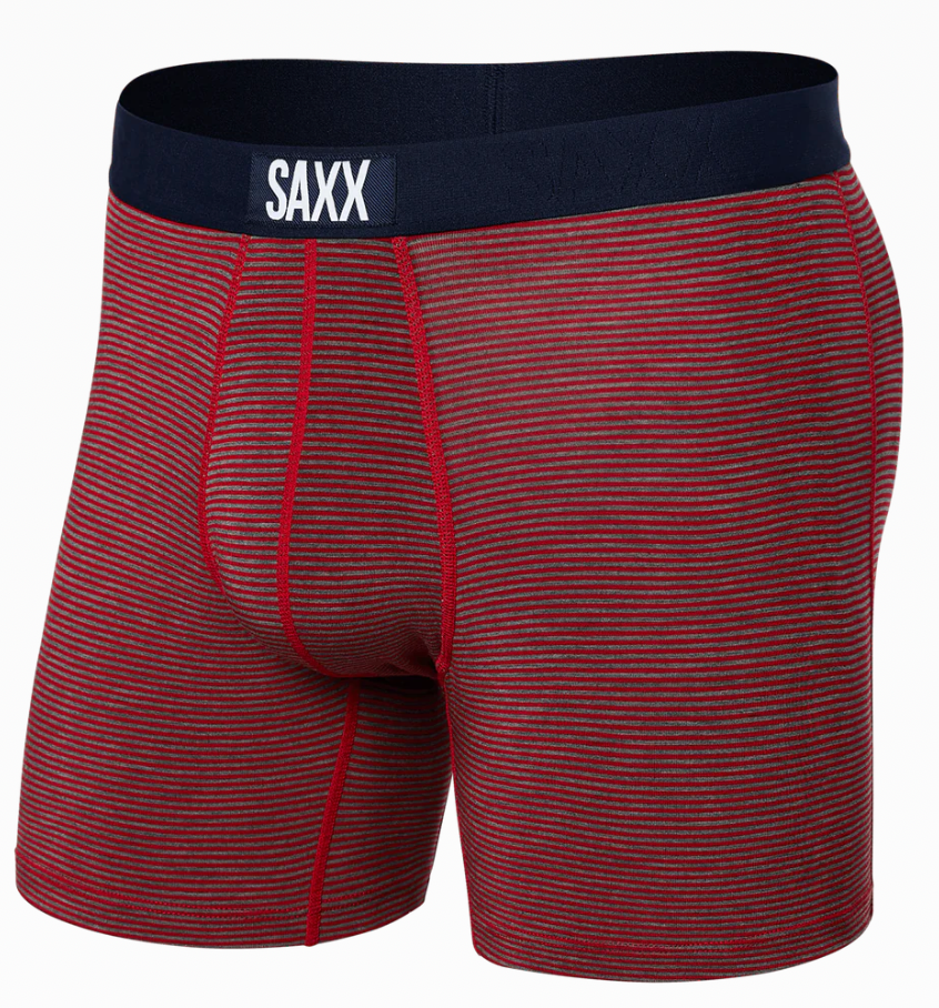 VIBE SUPER SOFT- Mini Stripe-Cherry- SAXX