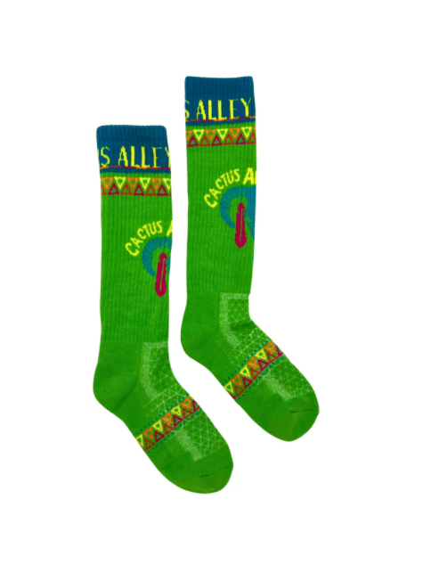 Southwest Socks - Green - Cactus Alley