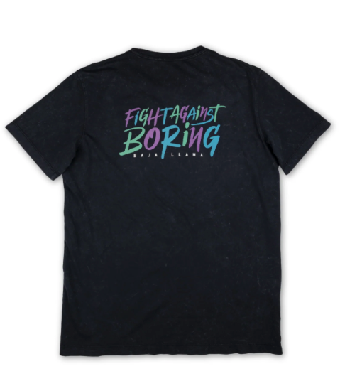 Fight Against Boring - Black Primo Tee