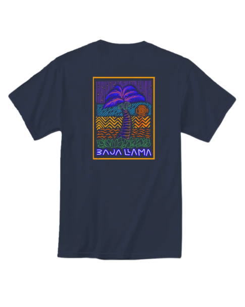 Palm Dark - Navy Primo Tee
