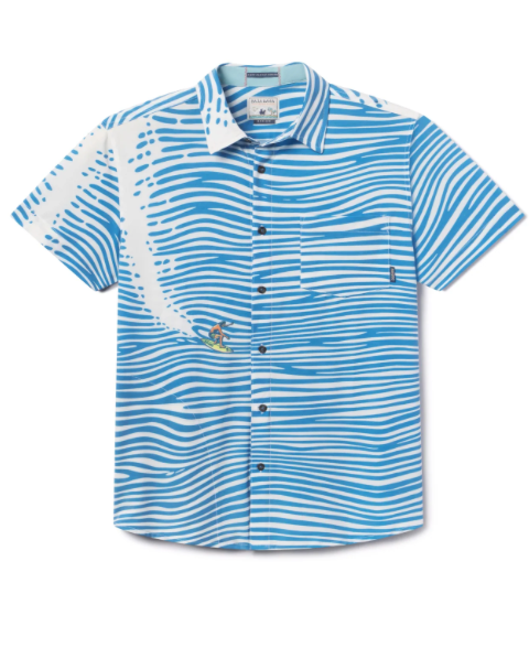 100 Foot Wave Button Up