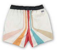 Retro B-League Stripes 6.5" Swimsuit