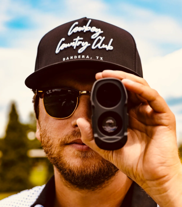 Cursive Roped Hat - Black