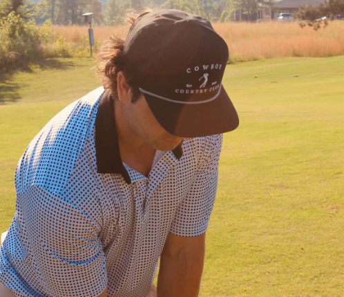 Golfer Roped Hat - Black