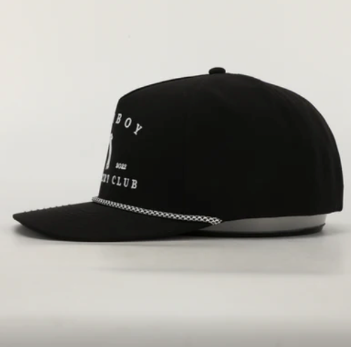 Golfer Roped Hat - Black