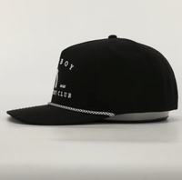 Golfer Roped Hat - Black