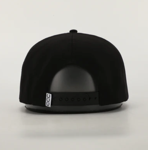 Golfer Roped Hat - Black