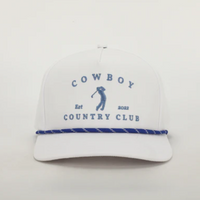 Golfer Roped Hat - White