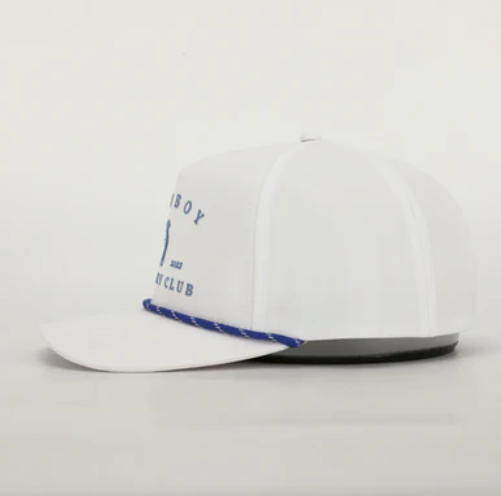 Golfer Roped Hat - White