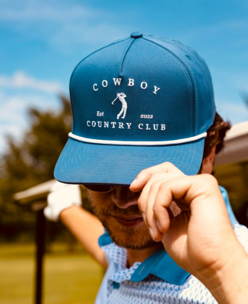 Golfer Roped Hat - Navy