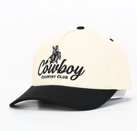 Rodeo Golfer Hat - Black