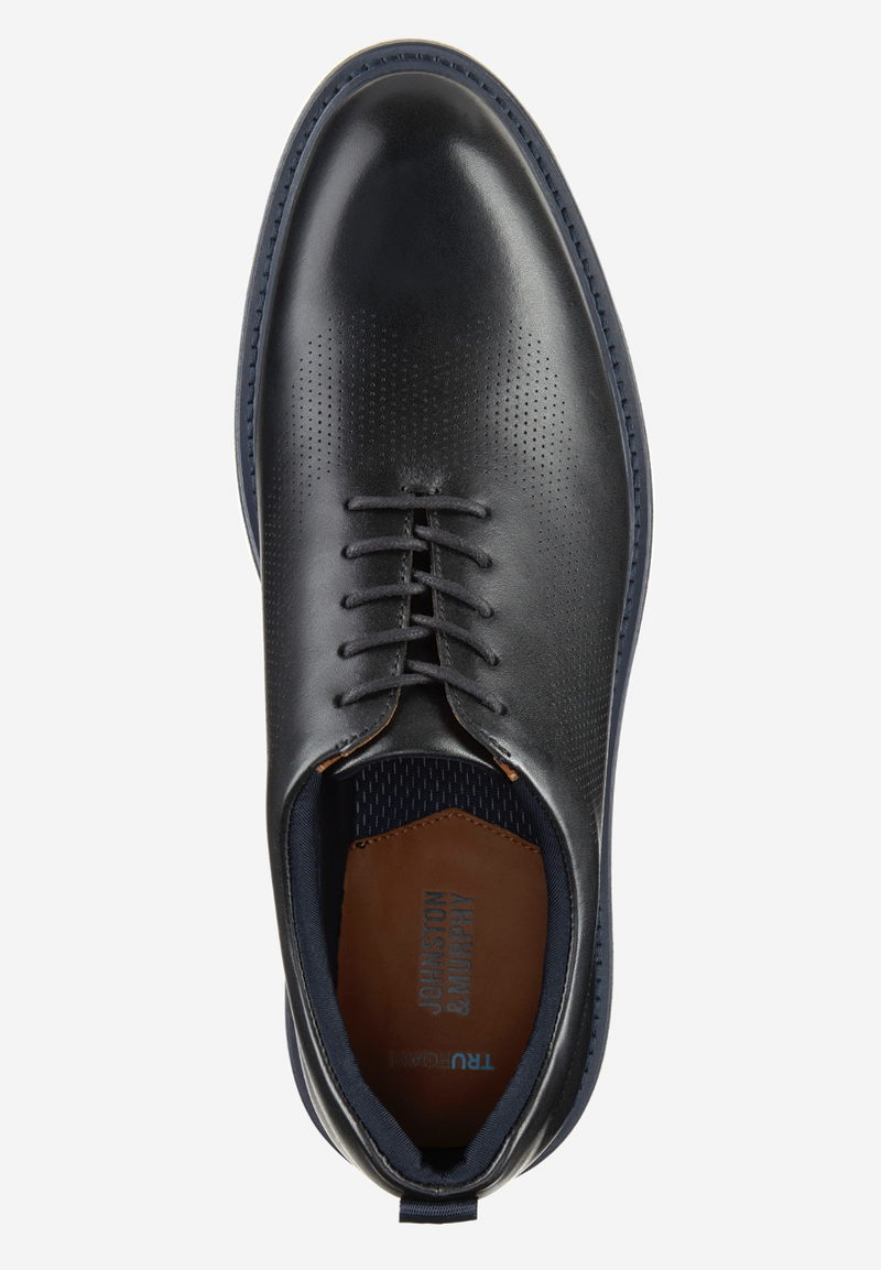 Upton Perf Plain Toe Black