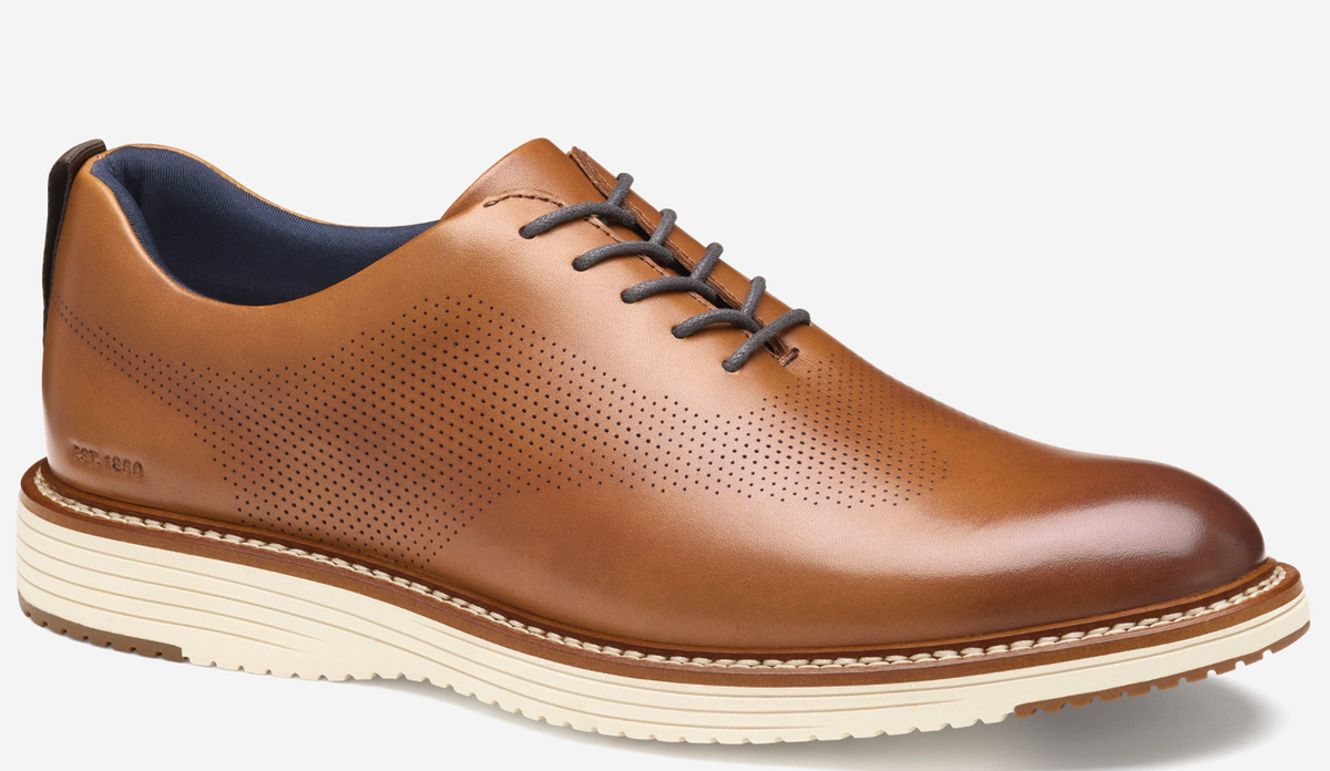 Upton Perf Plain Toe Tan