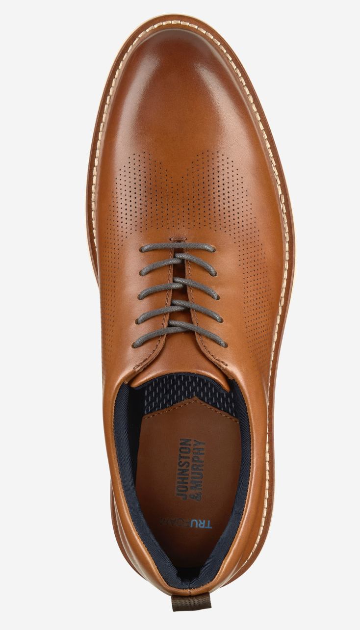 Upton Perf Plain Toe Tan