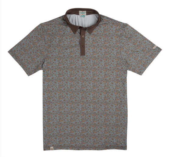 High Noon Perf. Polo - Wild Rose Paisley