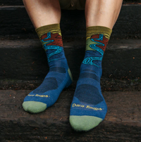 Men's Chasing Waterfalls Crew Hiking Socks