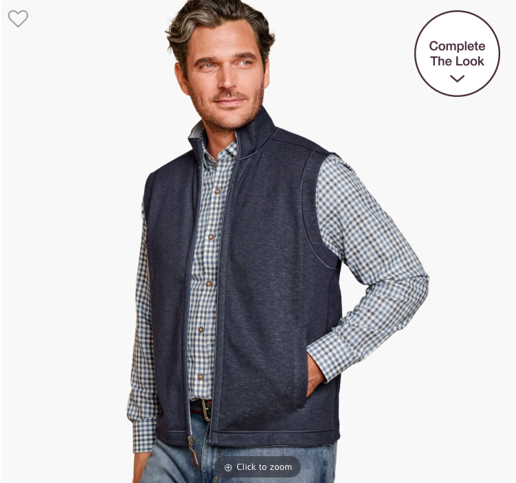 Mens Icon Reversible Vest - navy/storm