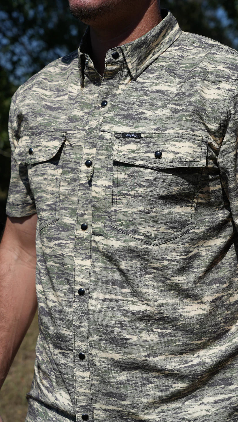 San Jac SS Perf Shirt-Camo