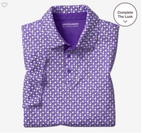 Helmet-And-Football Print Polo