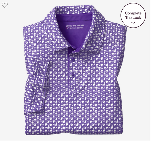 Helmet-And-Football Print Polo