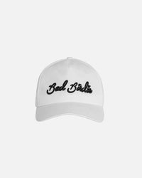 Script Hat - White - Bad Birdie