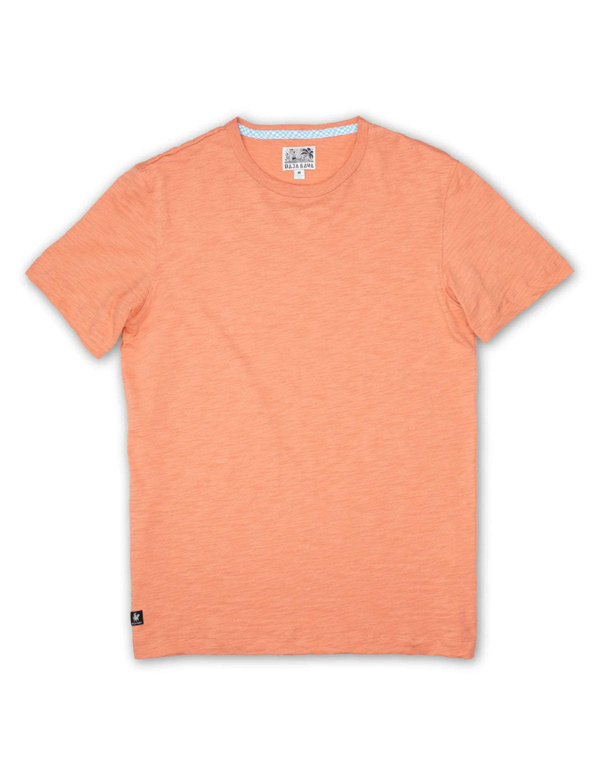 Burnt Coral Pima Tee - Baja Llama